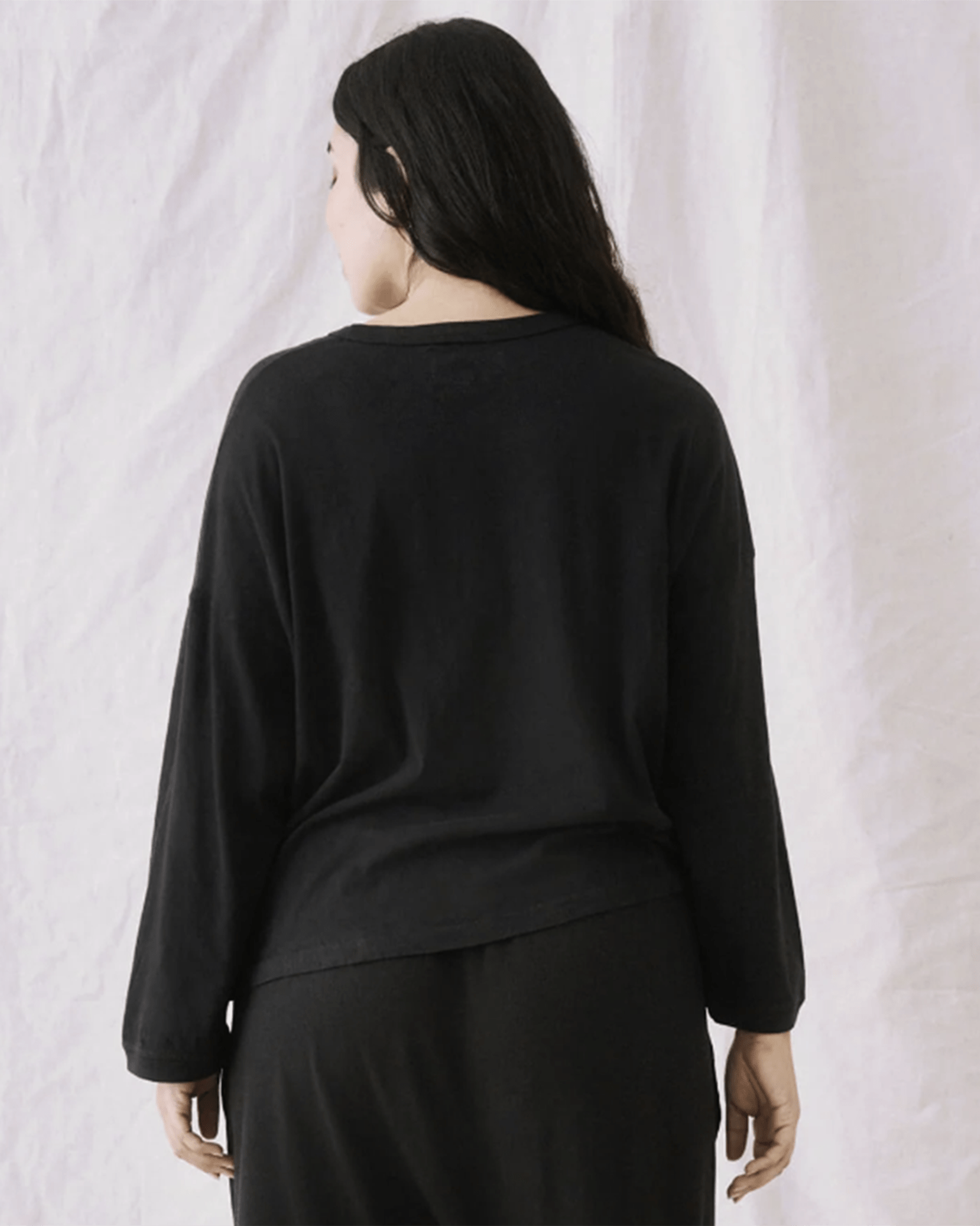 the Great The Shrunken Henley in Almost Black