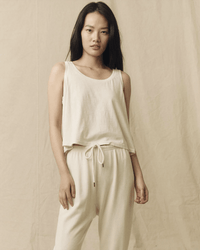 the Great The Sport Tank in Washed White