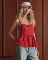 the Great The Verse Top in Hot Red 3 - Bliss Boutiques