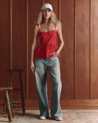 the Great The Verse Top in Hot Red 2 - Bliss Boutiques