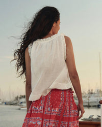 the Great The Vignette Top in White 4 - Bliss Boutiques
