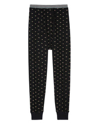 the Great The Waffle Long John in Black Mini Heirloom Rose