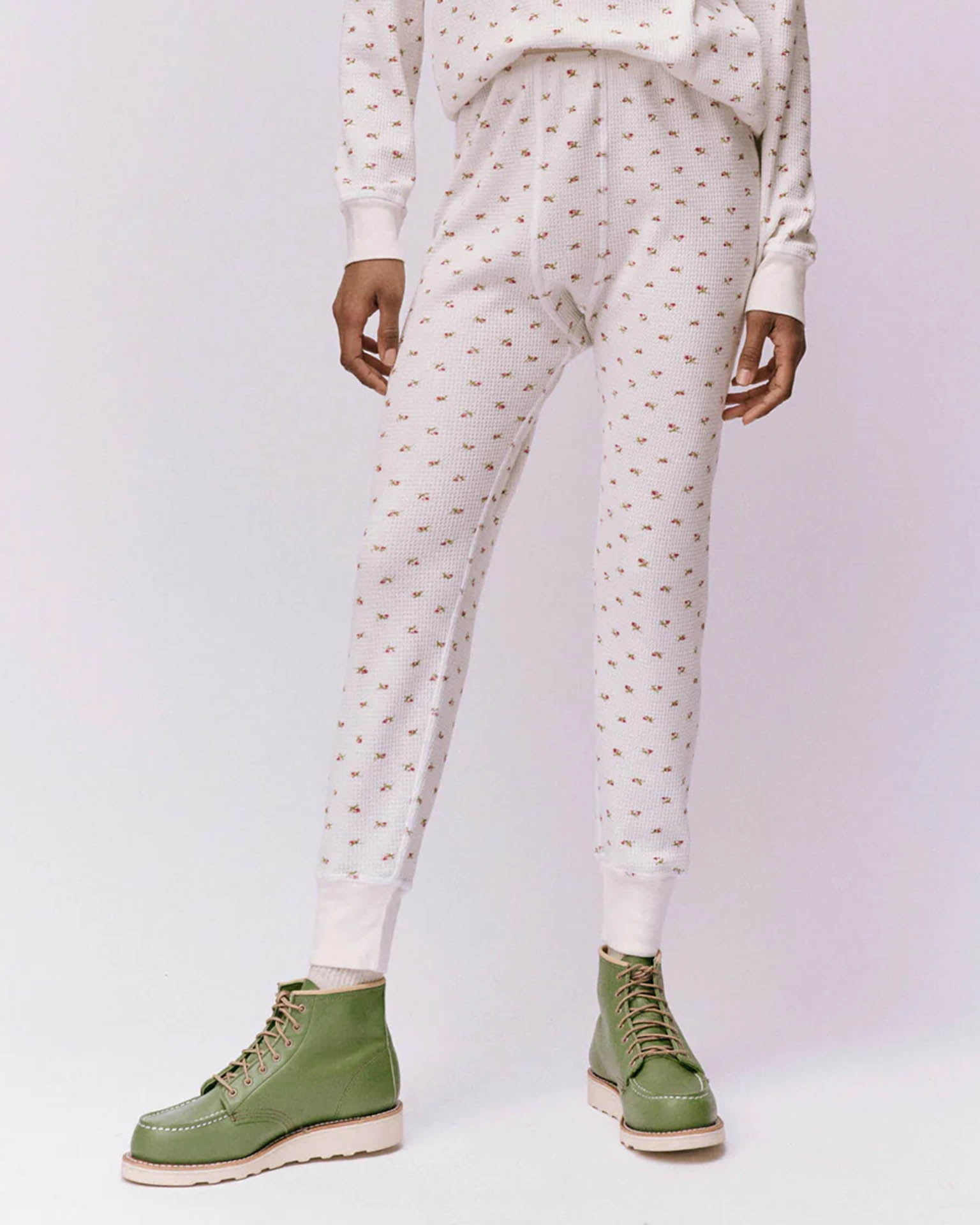 the Great The Waffle Long John in White Mini Heirloom Rose