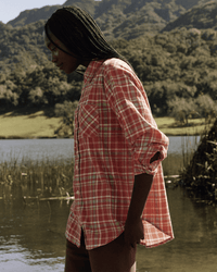 the Great Clothing The Wrangler Top in Yellowstone Plaid