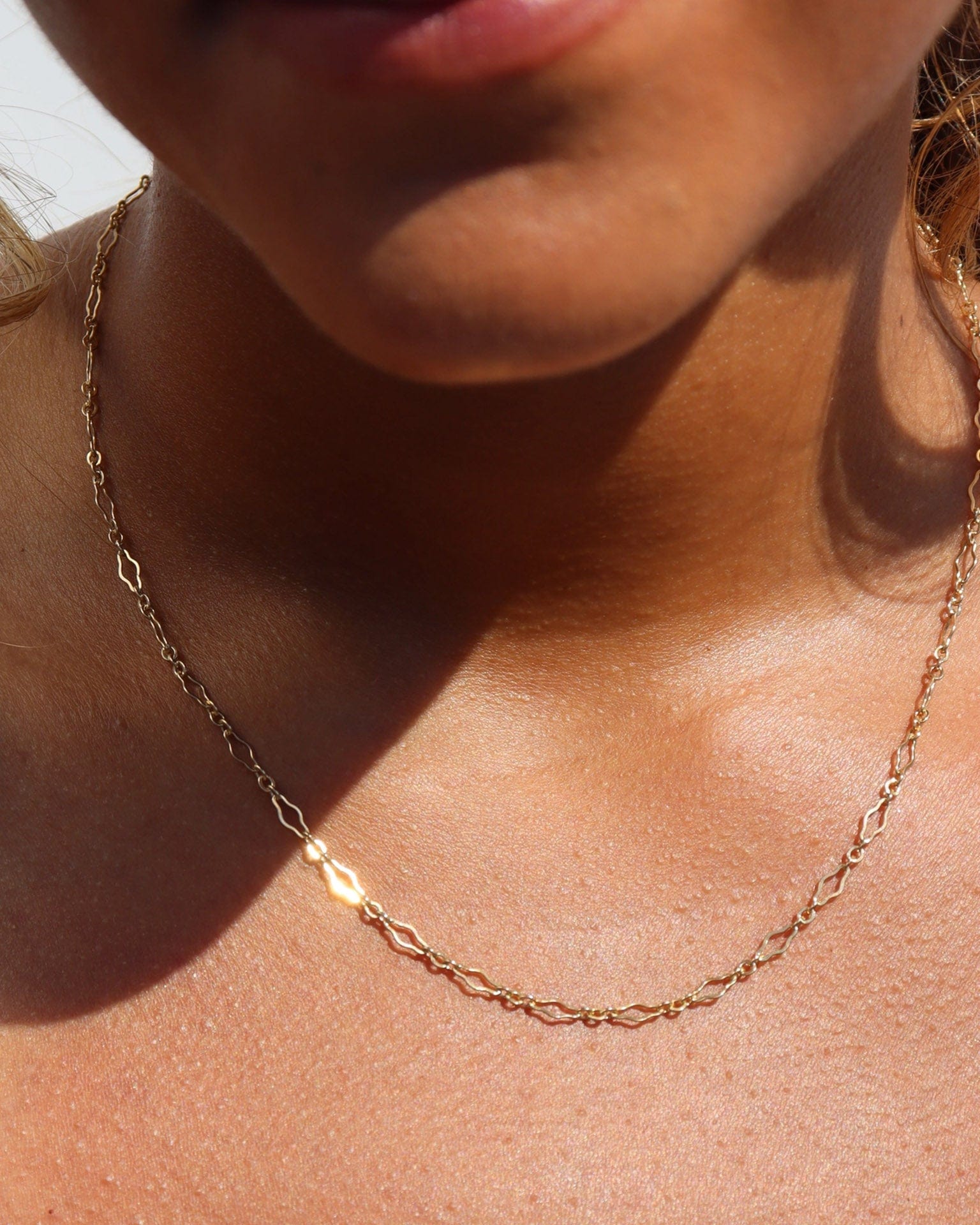 Token Jewelry 18in Clara Chain 14K Gold Fill