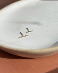 Token Jewelry Bar Studs 14K Gold Fill - Long