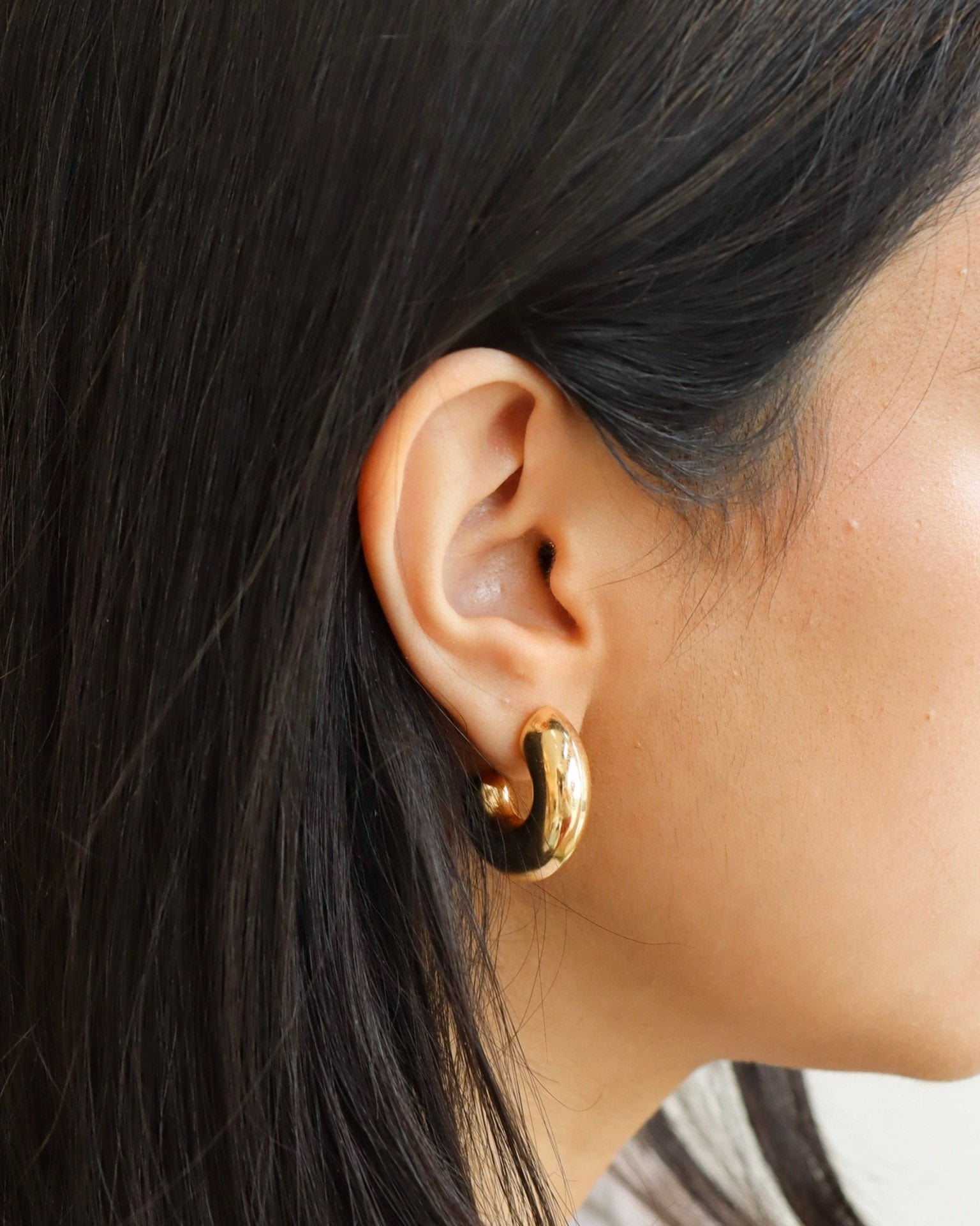 Token Jewelry Cloud Hoops 14K Gold Fill