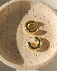 Token Jewelry Cloud Hoops 14K Gold Fill