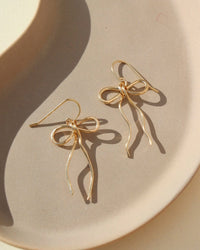 Token Jewelry Coquette Bow Earrings 14K Gold Fill
