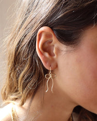 Token Jewelry Coquette Bow Earrings 14K Gold Fill