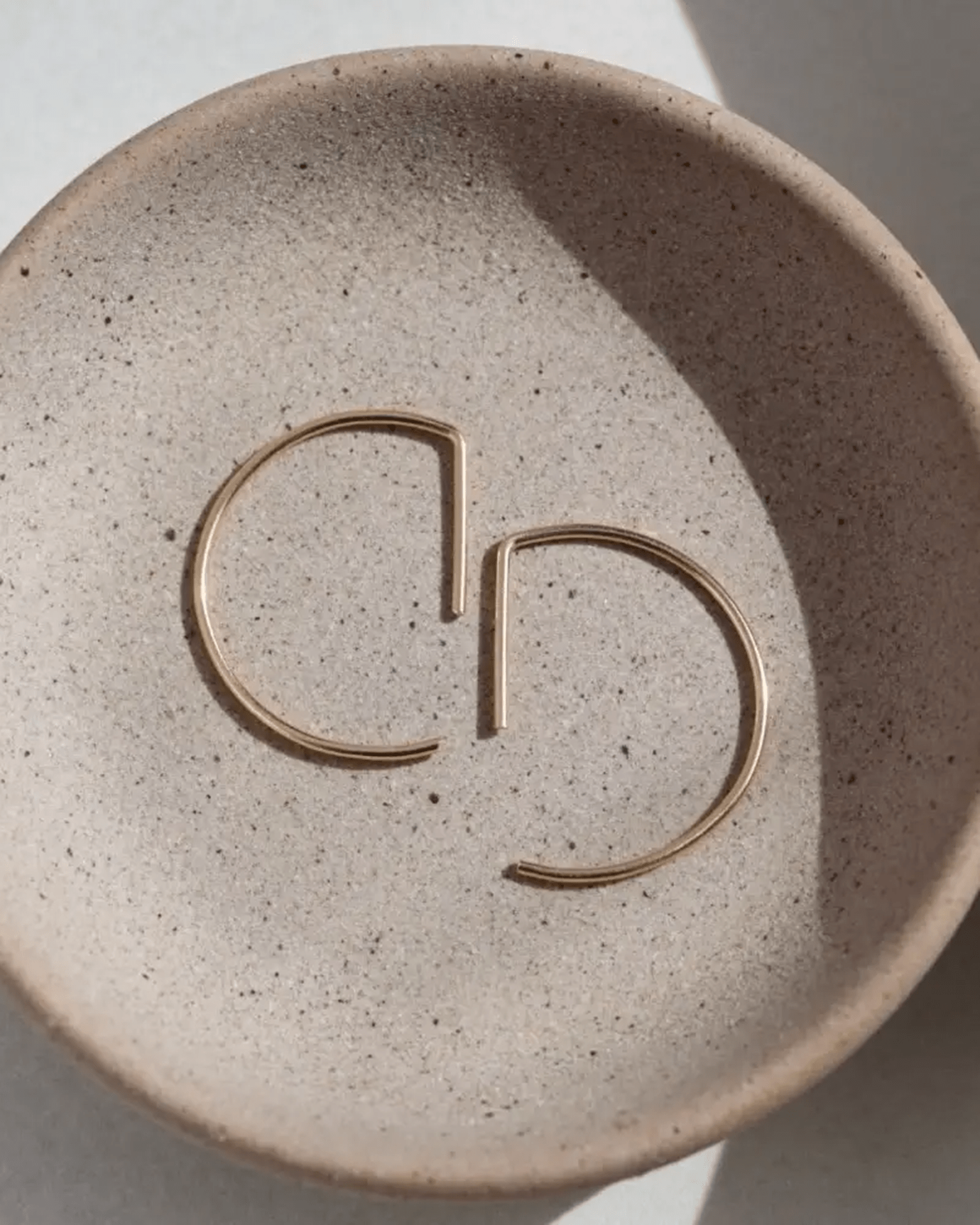 Token Jewelry Curve Threaders in 14K Gold Fill