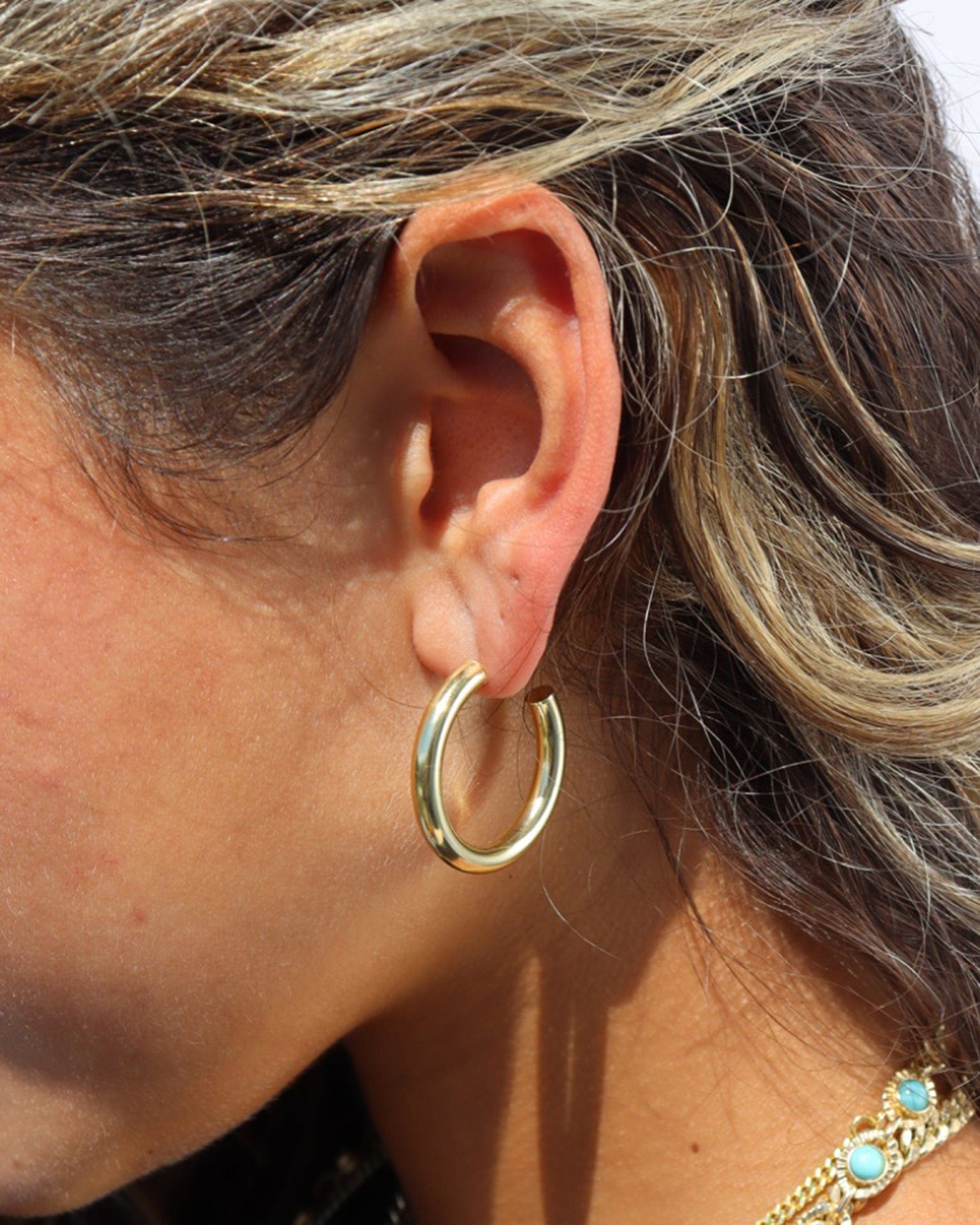 Token Jewelry Jewelry Harper Hoops 14K Gold Fill