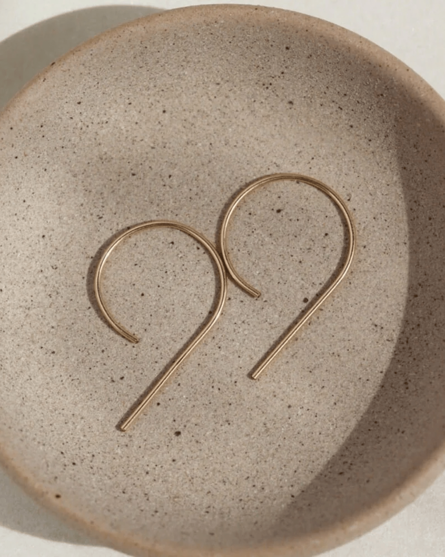 Token Jewelry Large The Nines Earrings in 14K Gold Fill