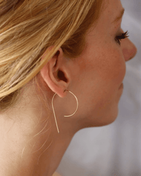 Token Jewelry Large The Nines Earrings in 14K Gold Fill