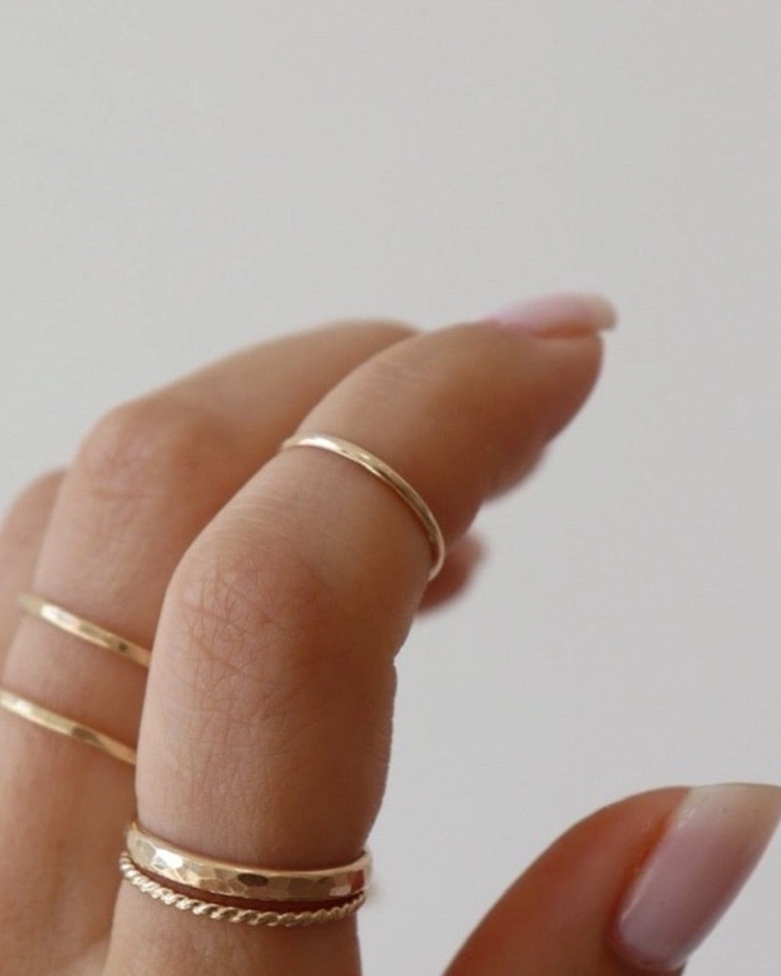 Token Jewelry Minimal Midi Ring