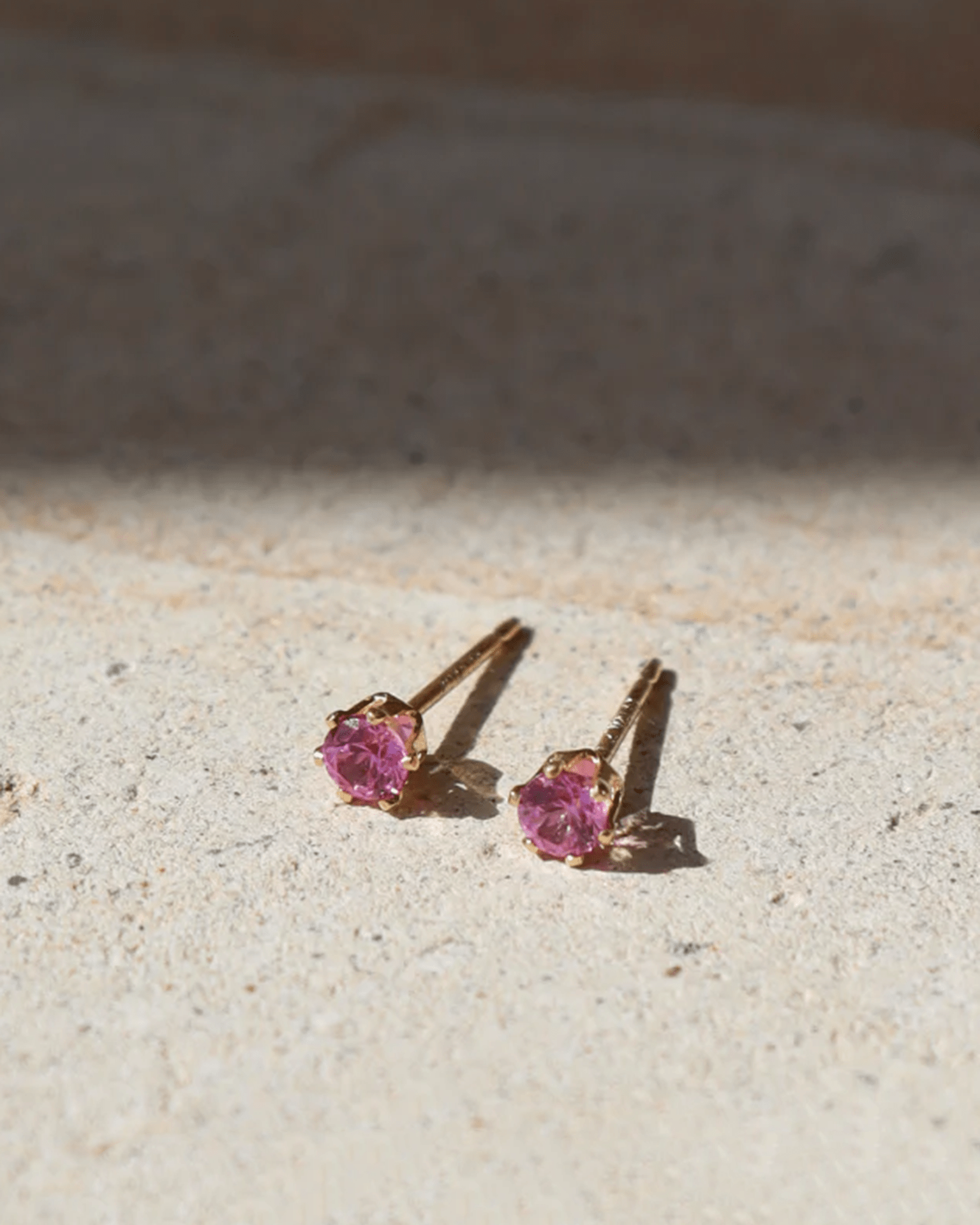 Token Jewelry October Birthstone Studs in 14K Gold Fill