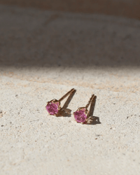 Token Jewelry October Birthstone Studs in 14K Gold Fill