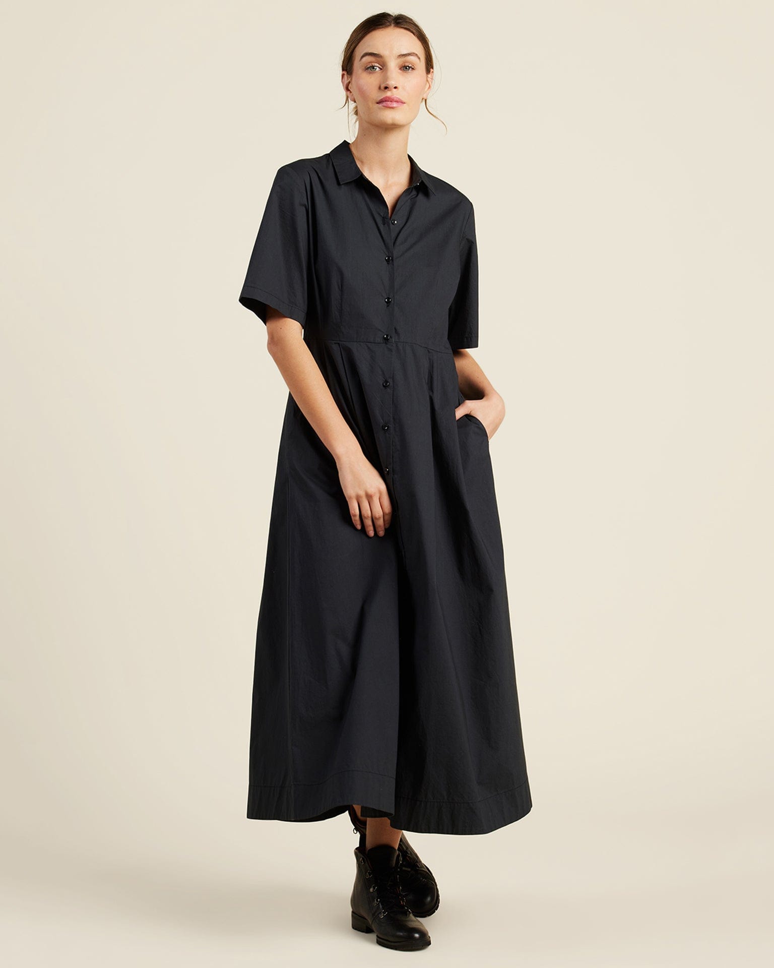 Aster Dress in Black