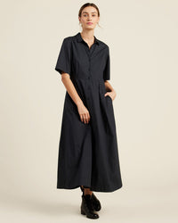 Trovata Birds of Paradis Aster Dress in Black