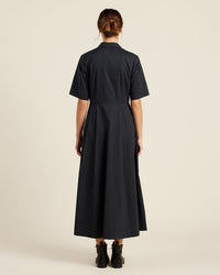 Trovata Birds of Paradis Aster Dress in Black