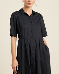 Trovata Birds of Paradis Aster Dress in Black