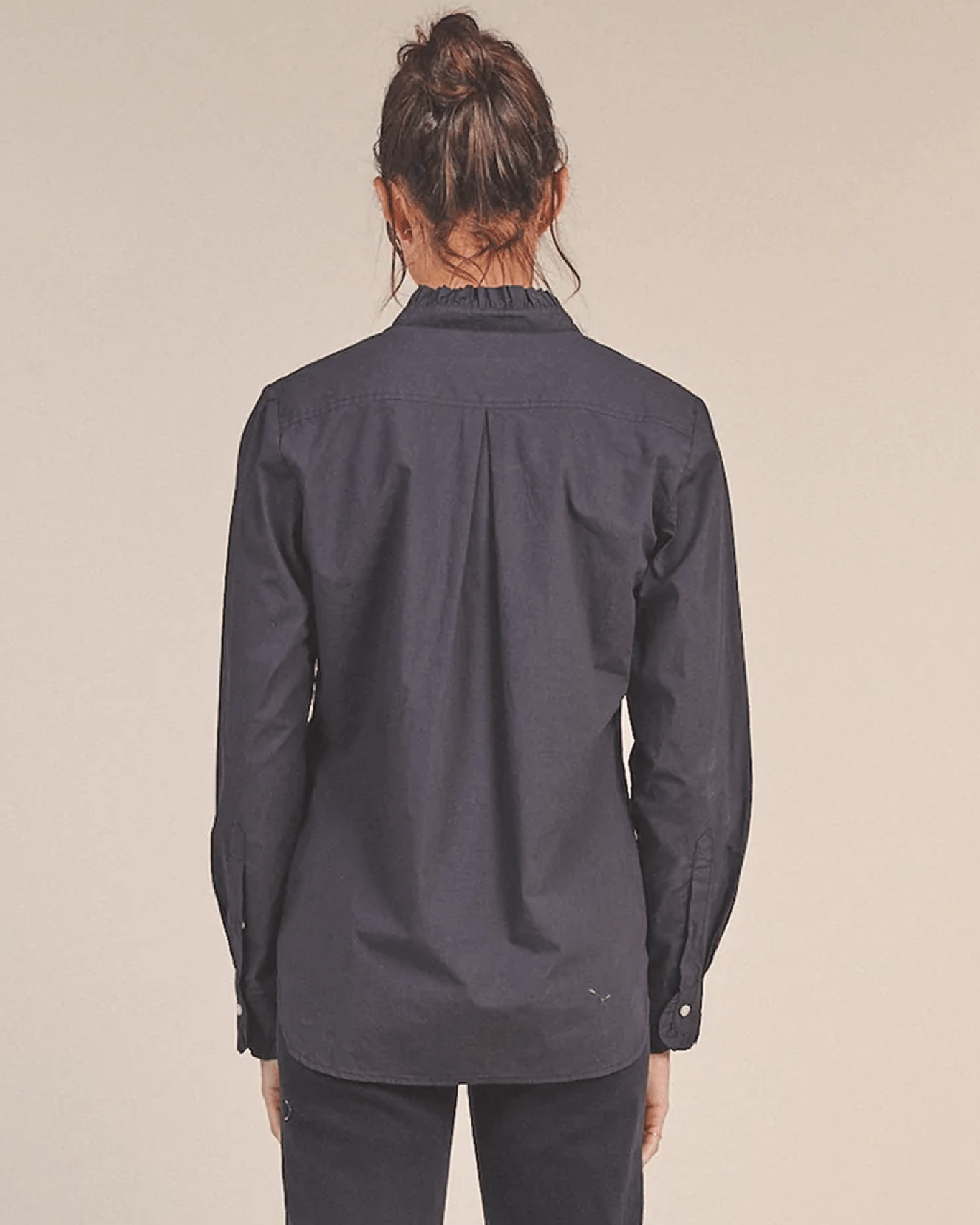 Trovata Birds of Paradis Clothing Breezy Blouse in Black