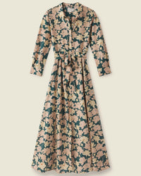 Trovata Birds of Paradis Elliot Dress in Jasper Twilight