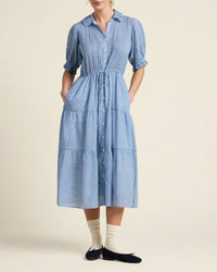 Trovata Birds of Paradis Elodie Dress in Seabrook Gingham 1 - Bliss Boutiques