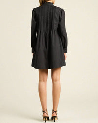 Trovata Birds of Paradis Eve Shift Dress in Black