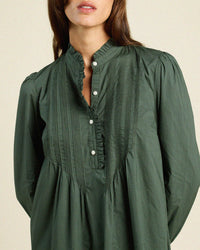 Trovata Birds of Paradis Eve Shift Dress in Thyme