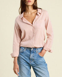 Trovata Birds of Paradis Grace Classic Shirt in Blush