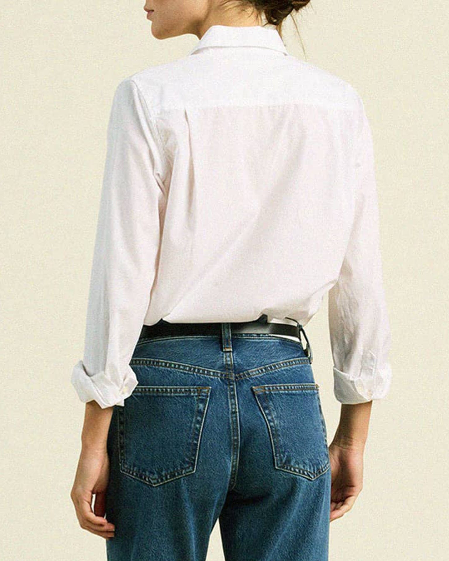 Trovata Birds of Paradis Grace Classic Shirt in White