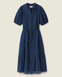 Trovata Birds of Paradis Hildie Dress in Oceanside Plaid