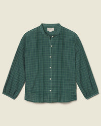 Trovata Birds of Paradis Jordyn Blouse in Muir Tartan 4 - Bliss Boutiques
