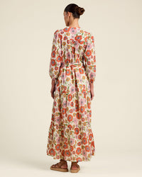 Trovata Birds of Paradis Lia Dress in Poppy Costa 5 - Bliss Boutiques