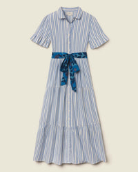 Trovata Birds of Paradis Martine Dress in Bahia Stripe 3 - Bliss Boutiques
