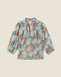Trovata Birds of Paradis Orly Blouse in Twilight Floral