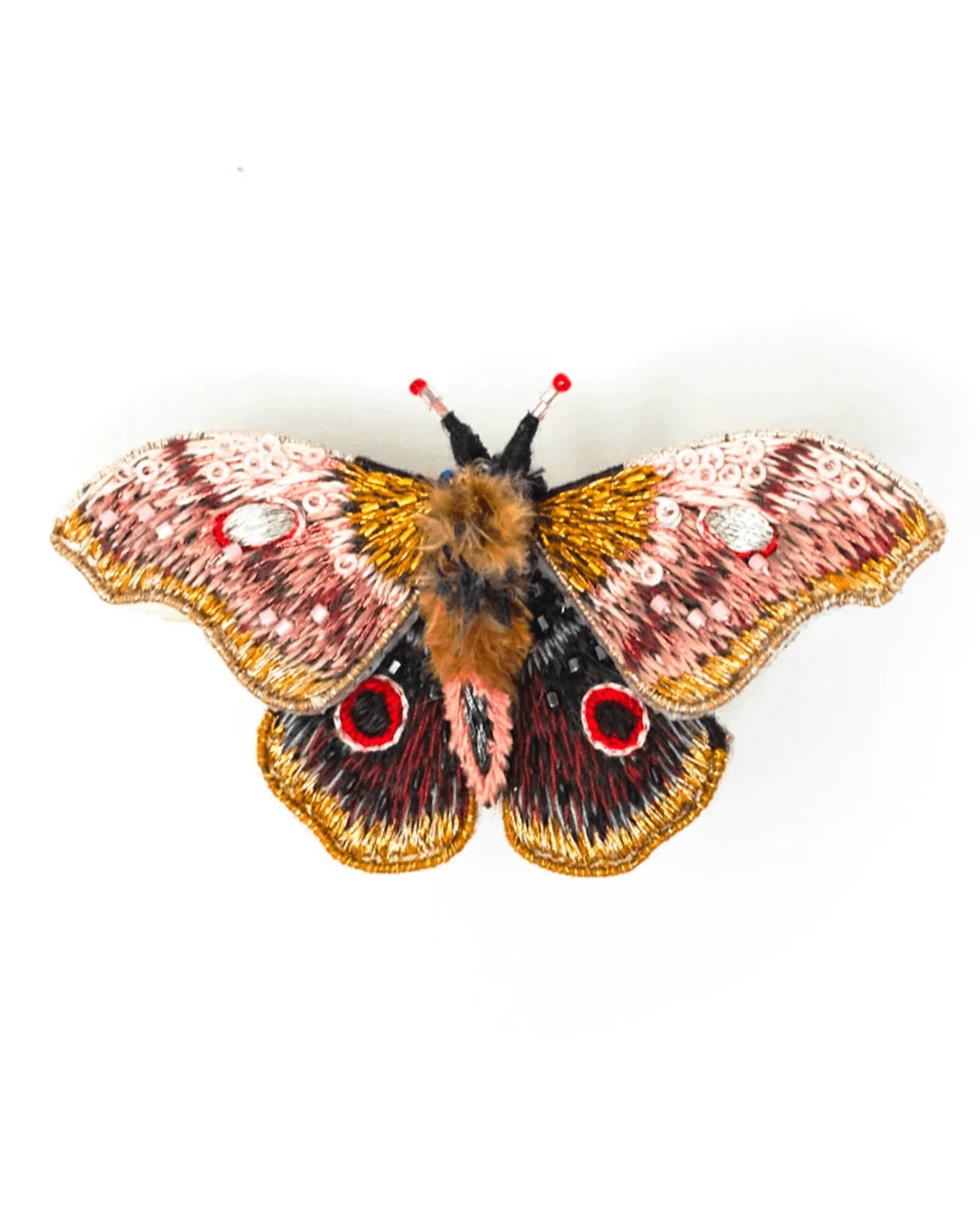 Trovelore Jewelry Emperor Mopane Moth Brooch Pin