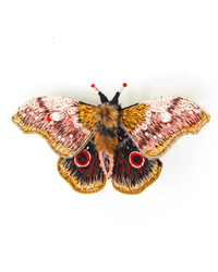 Trovelore Jewelry Emperor Mopane Moth Brooch Pin