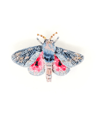 Trovelore Jewelry Hubbard's Small Silk Moth Brooch Pin