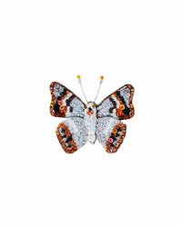 Indian Purple Emperor Butterfly Brooch Pin - Bliss Boutiques