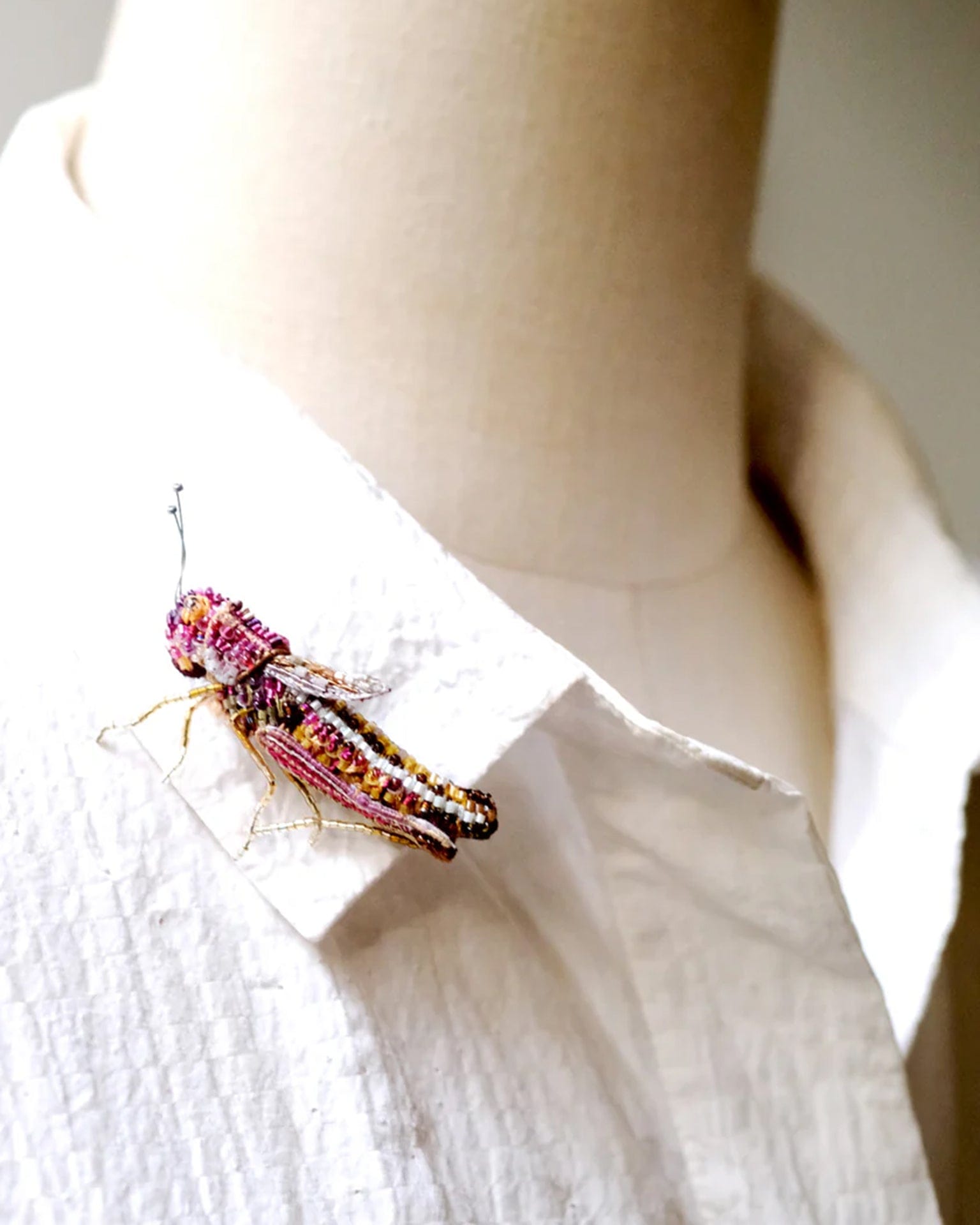 Trovelore Meadow Grasshopper Brooch Pin