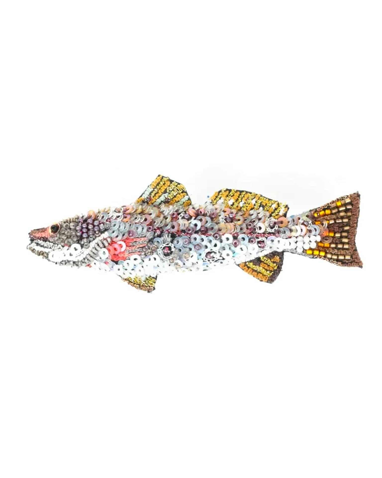 Trovelore Jewelry Spotted Trout Brooch Pin