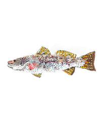 Trovelore Jewelry Spotted Trout Brooch Pin