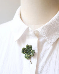 Vintage Clover Brooch Pin - Bliss Boutiques
