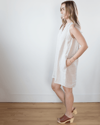 Velvet by Graham & Spencer Adriana Sleeveless Dress in Cobble