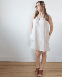 Velvet by Graham & Spencer Adriana Sleeveless Dress in Cobble