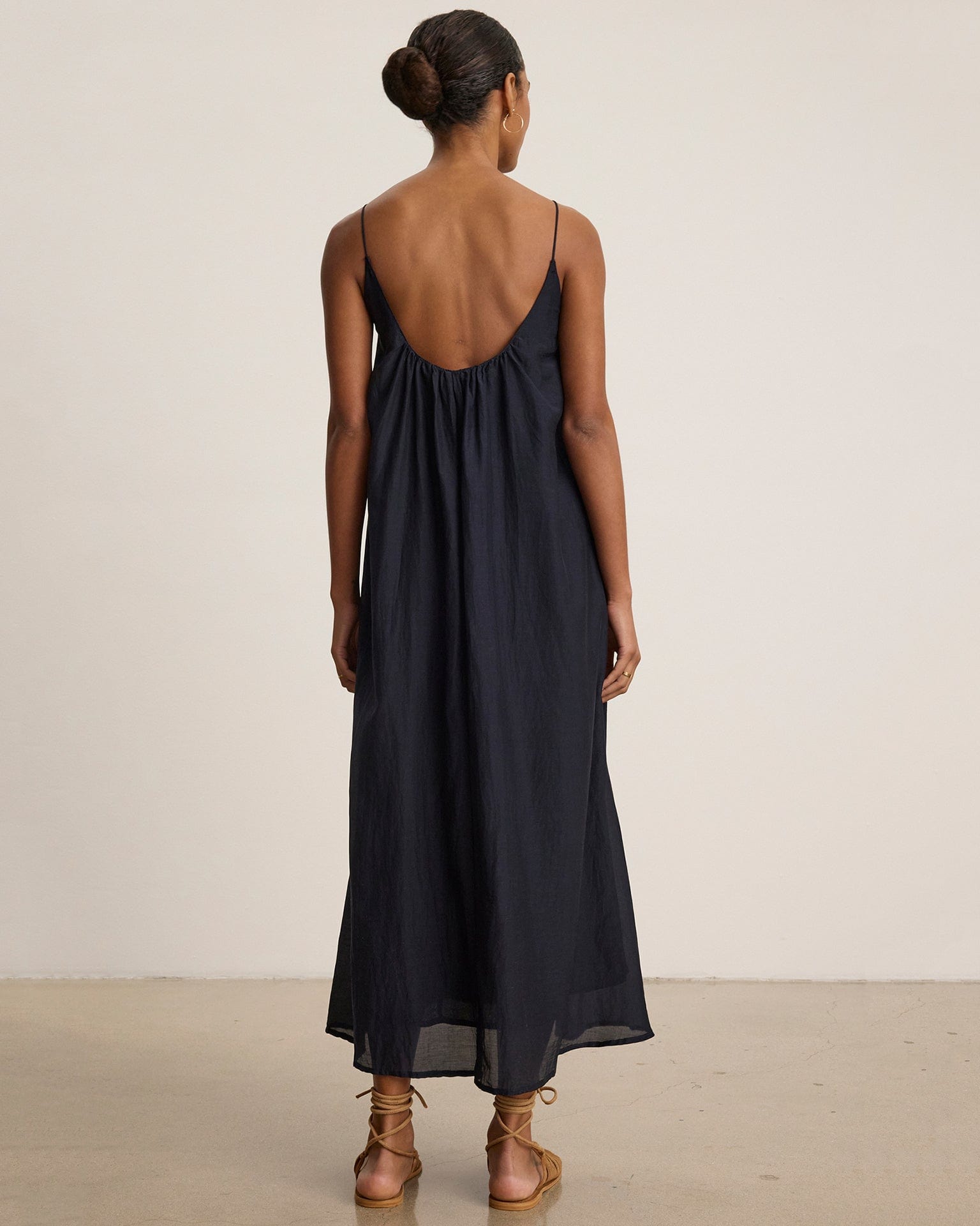 Velvet by Graham & Spencer Avery Long Cami Dress in Black