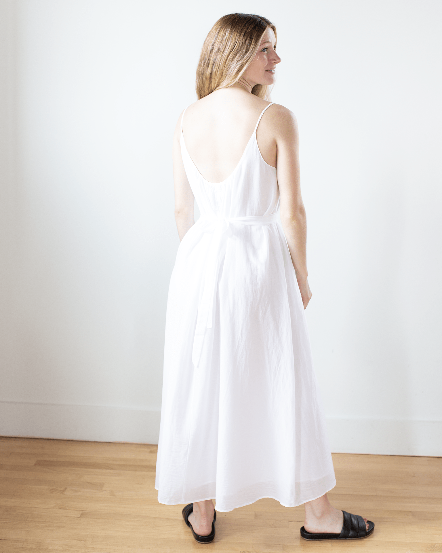 Velvet by Graham & Spencer Avery Long Cami Dress in White