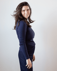 Velvet by Graham & Spencer Bayler L/S Fitted Tee in Marin